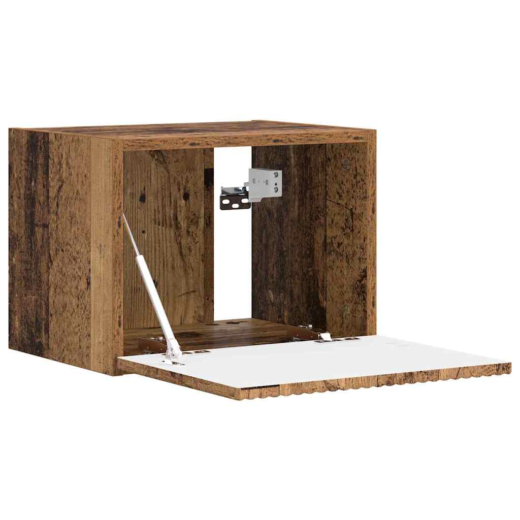 TV-Wandschrank Wandmontiert Geräucherte Eiche 39 x 31 x 29,5 cm