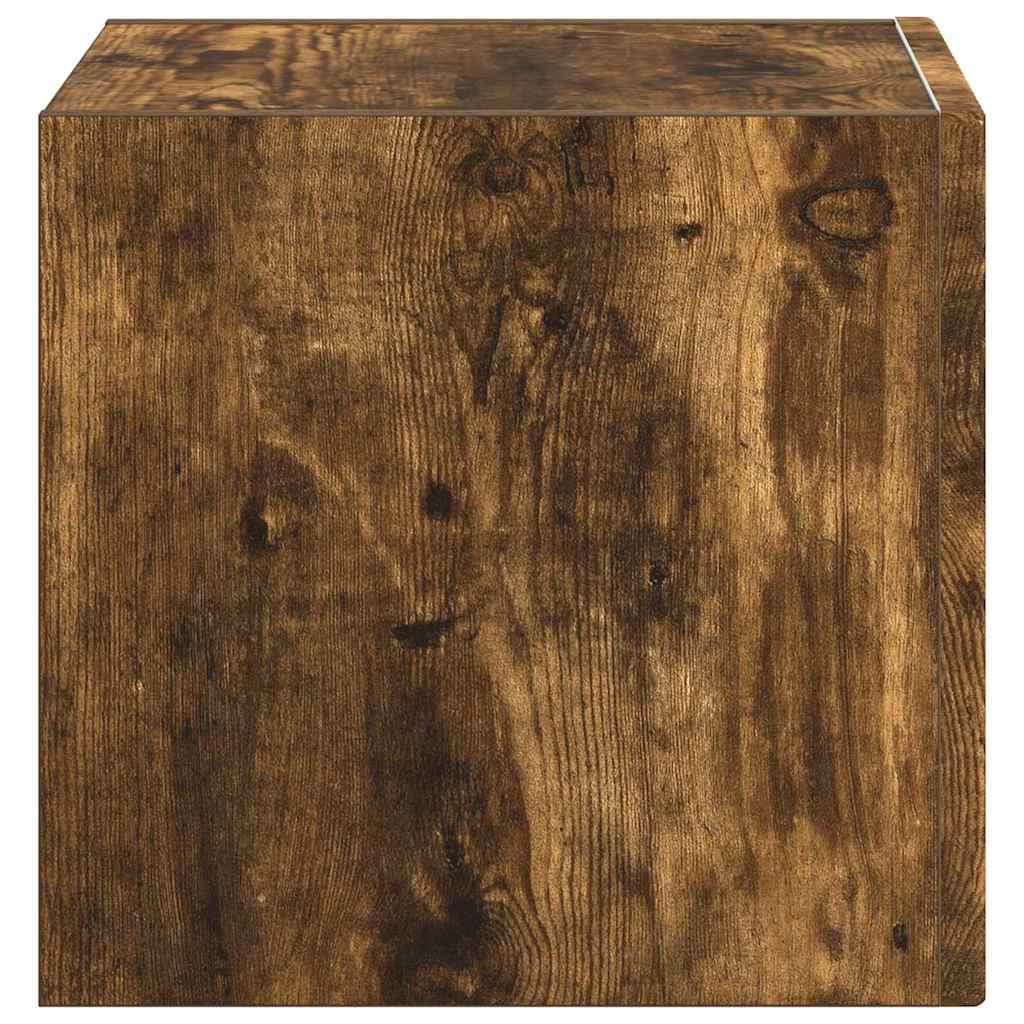TV-Wandschrank Wandmontiert Geräucherte Eiche 39 x 31 x 29,5 cm