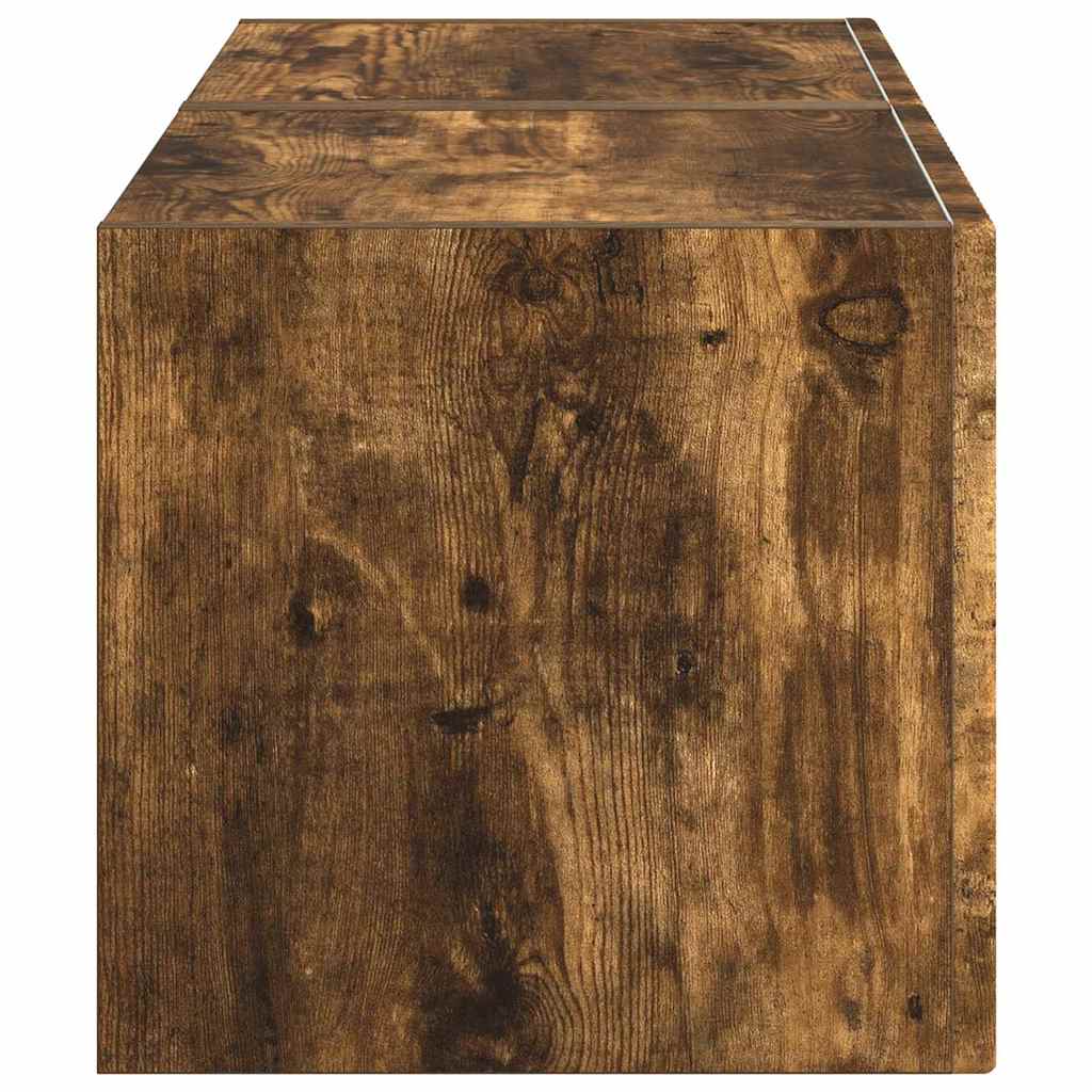 TV-Wandschrank 2 pcs Geräucherte Eiche 39 x 31 x 29,5 cm