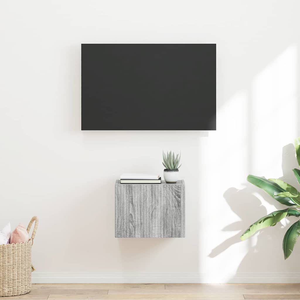 TV-Wandschrank Graues Sonoma 39 x 31 x 29,5 cm Holzwerkstoff
