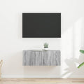 TV-Wandschrank 2 pcs Graues Sonoma 39 x 31 x 29,5 cm