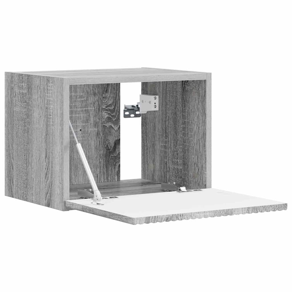 TV-Wandschrank 2 pcs Graues Sonoma 39 x 31 x 29,5 cm