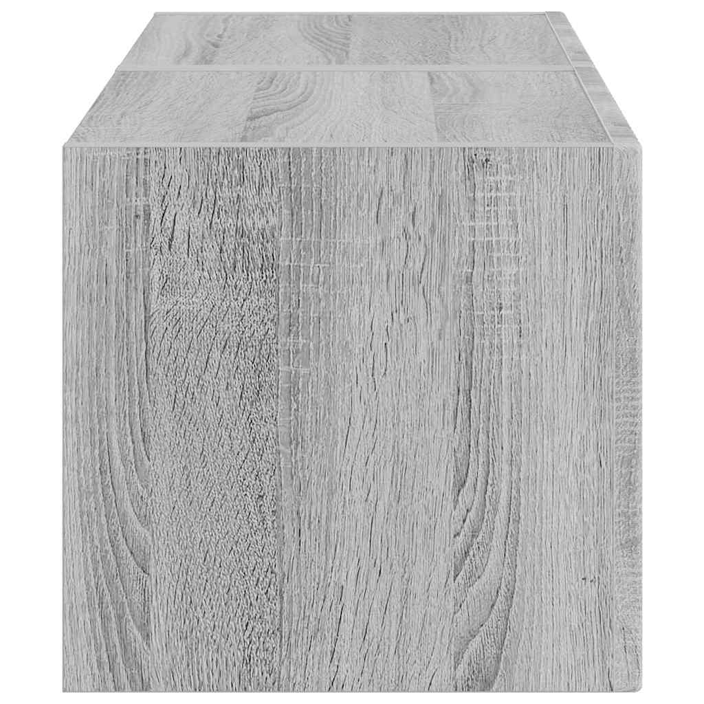 TV-Wandschrank 2 pcs Graues Sonoma 39 x 31 x 29,5 cm