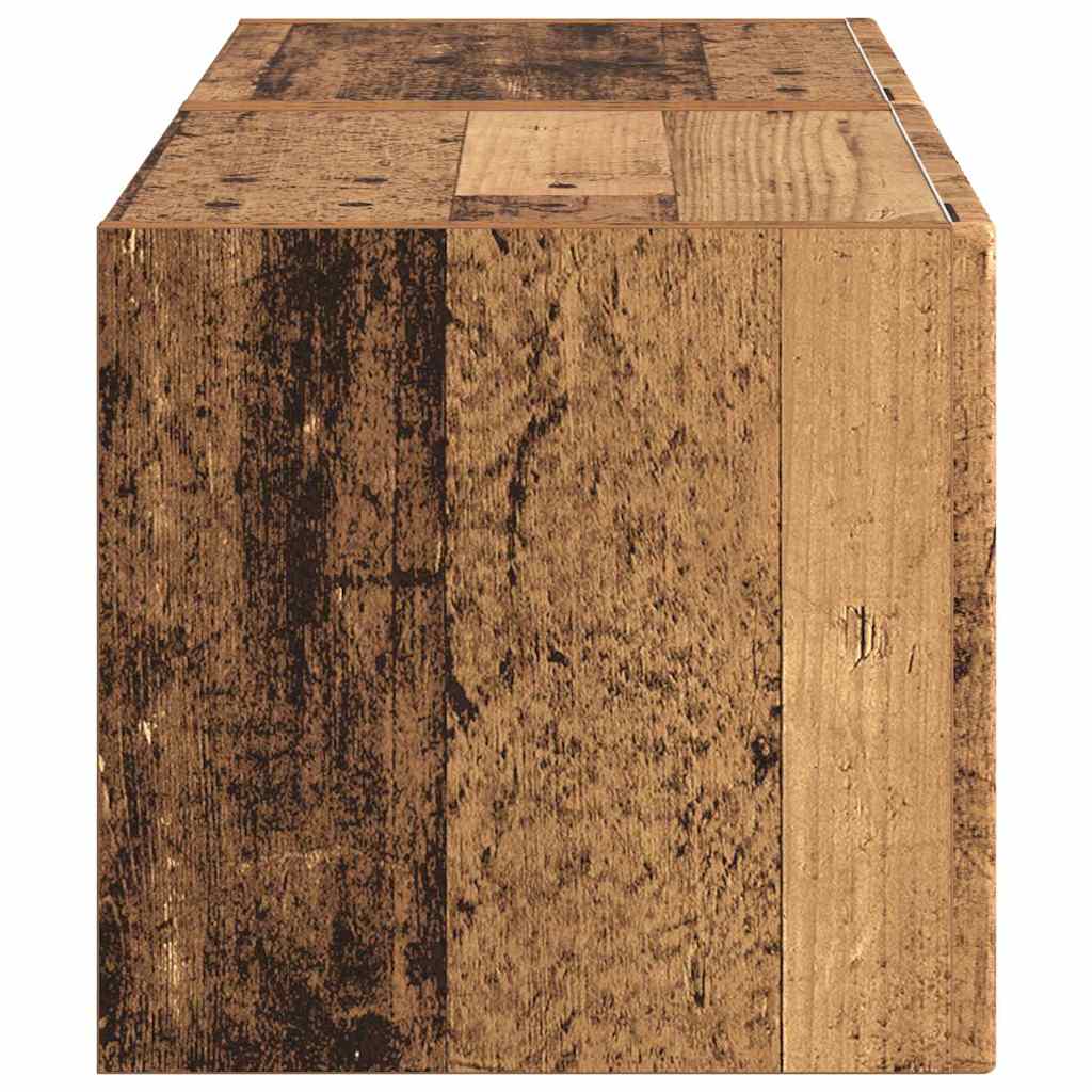 TV-Wandschrank 2 pcs Altholz 39 x 31 x 29,5 cm Holzwerkstoff