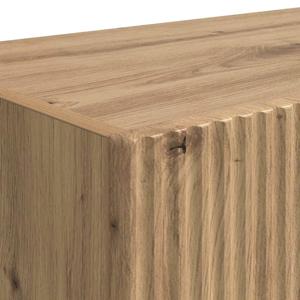 TV-Wandschrank 2 pcs Kunsthandwerk Eiche 39 x 31 x 29,5 cm