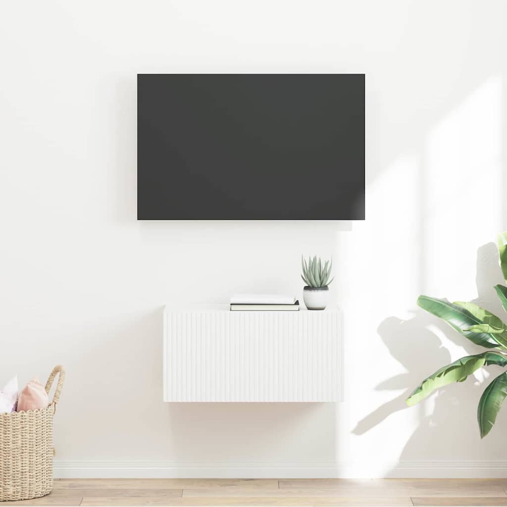 TV-Wandschrank Weiß 60 x 31 x 29,5 cm Holzwerkstoff