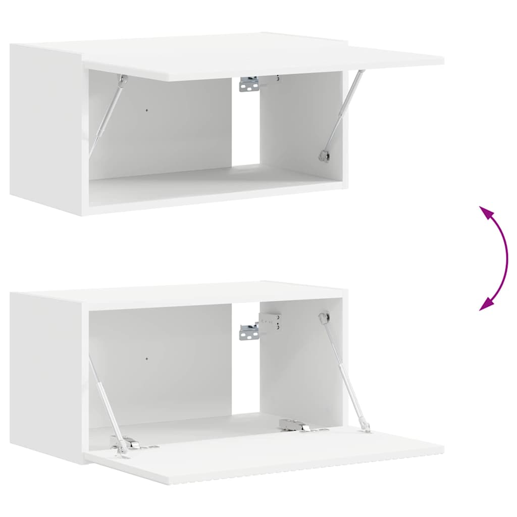 TV-Wandschrank Weiß 60 x 31 x 29,5 cm Holzwerkstoff