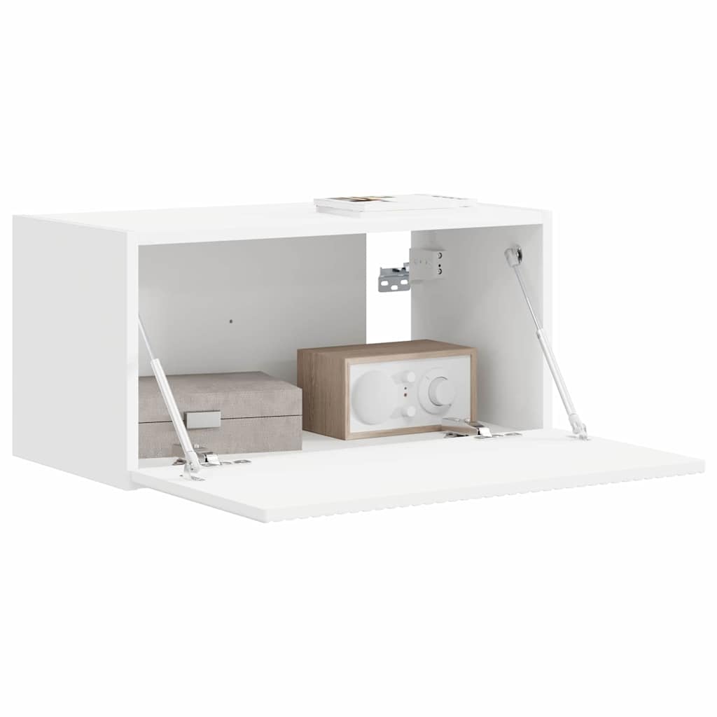 TV-Wandschrank Weiß 60 x 31 x 29,5 cm Holzwerkstoff