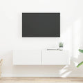 TV-Wandschrank 2 pcs Weiß 60 x 31 x 29,5 cm Holzwerkstoff
