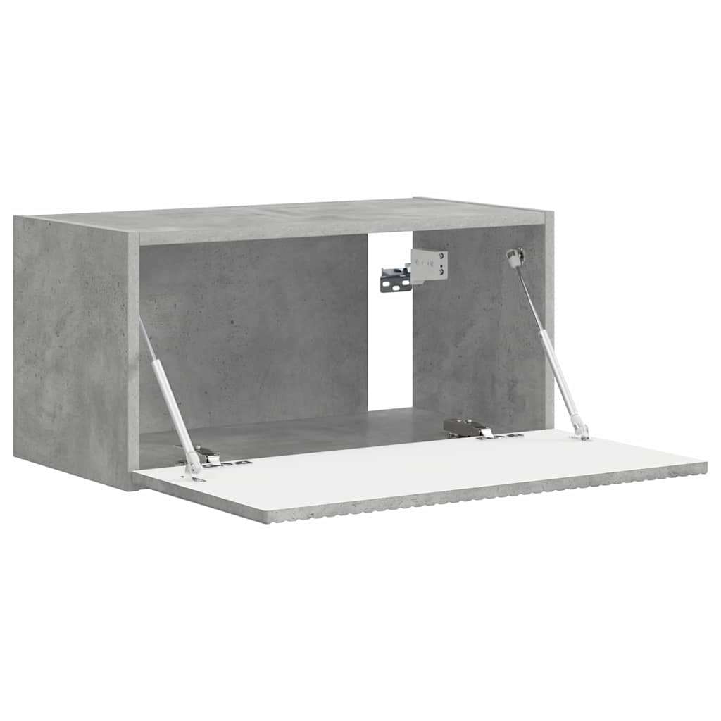 TV-Wandschrank Beton 60 x 31 x 29,5 cm Holzwerkstoff