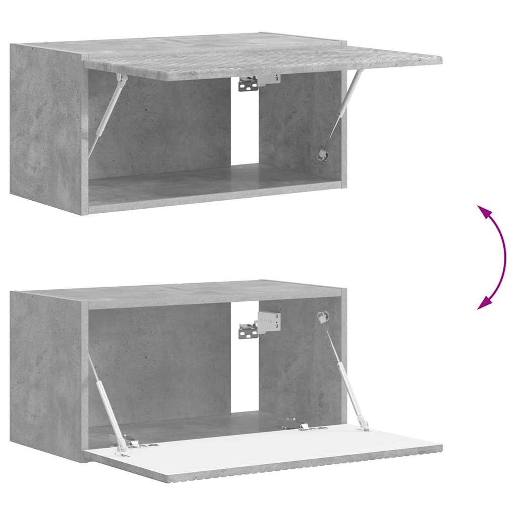 TV-Wandschrank Beton 60 x 31 x 29,5 cm Holzwerkstoff