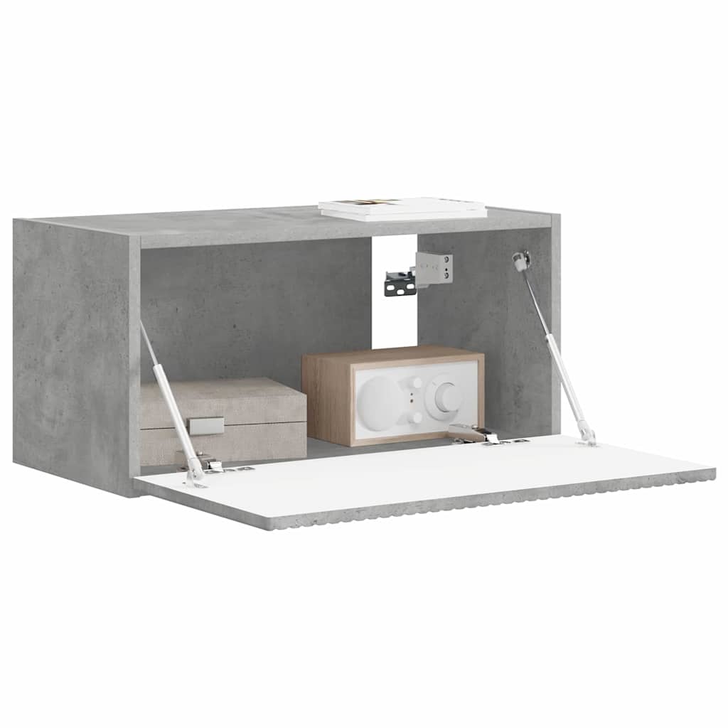 TV-Wandschrank Beton 60 x 31 x 29,5 cm Holzwerkstoff