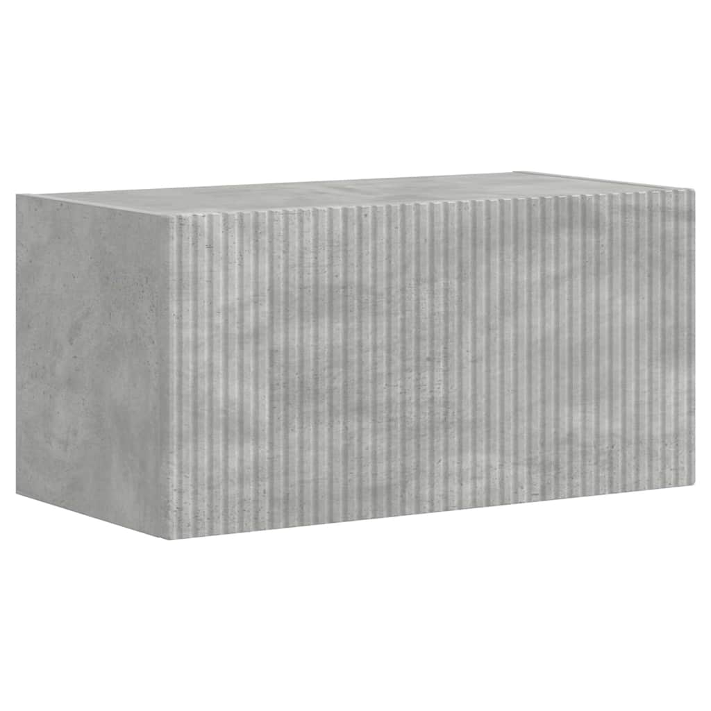 TV-Wandschrank 2 pcs Beton 60 x 31 x 29,5 cm Holzwerkstoff