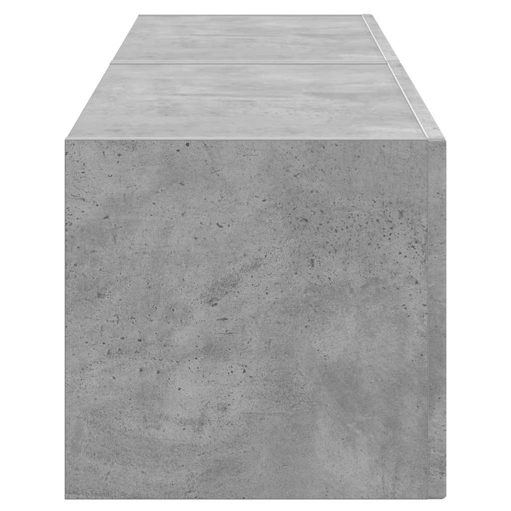TV-Wandschrank 2 pcs Beton 60 x 31 x 29,5 cm Holzwerkstoff