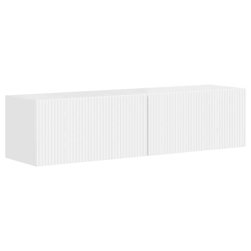 TV-Wandschrank 2 pcs Glänzend Weiß 60 x 31 x 29,5 cm