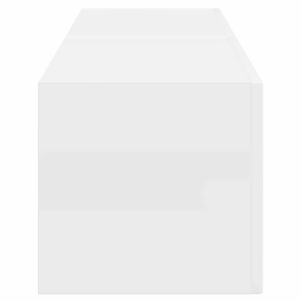 TV-Wandschrank 2 pcs Glänzend Weiß 60 x 31 x 29,5 cm