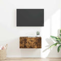TV-Wandschrank Wandmontiert Geräucherte Eiche 60 x 31 x 29,5 cm