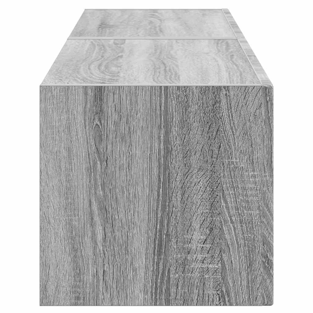 TV-Wandschrank 2 pcs Graues Sonoma 60 x 31 x 29,5 cm