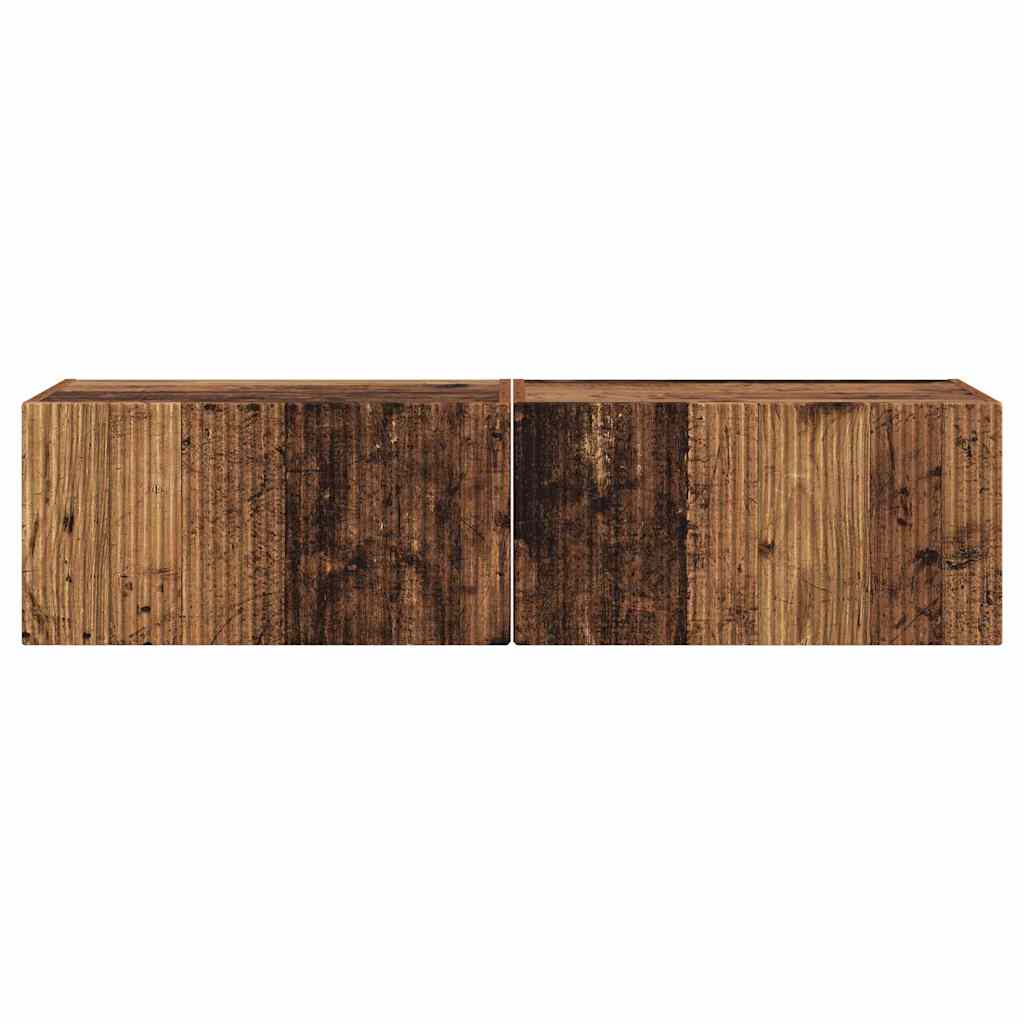 TV-Wandschrank 2 pcs Altholz 60 x 31 x 29,5 cm Holzwerkstoff