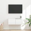 TV-Wandschrank Weiß 78,5 x 31 x 29,5 cm Holzwerkstoff