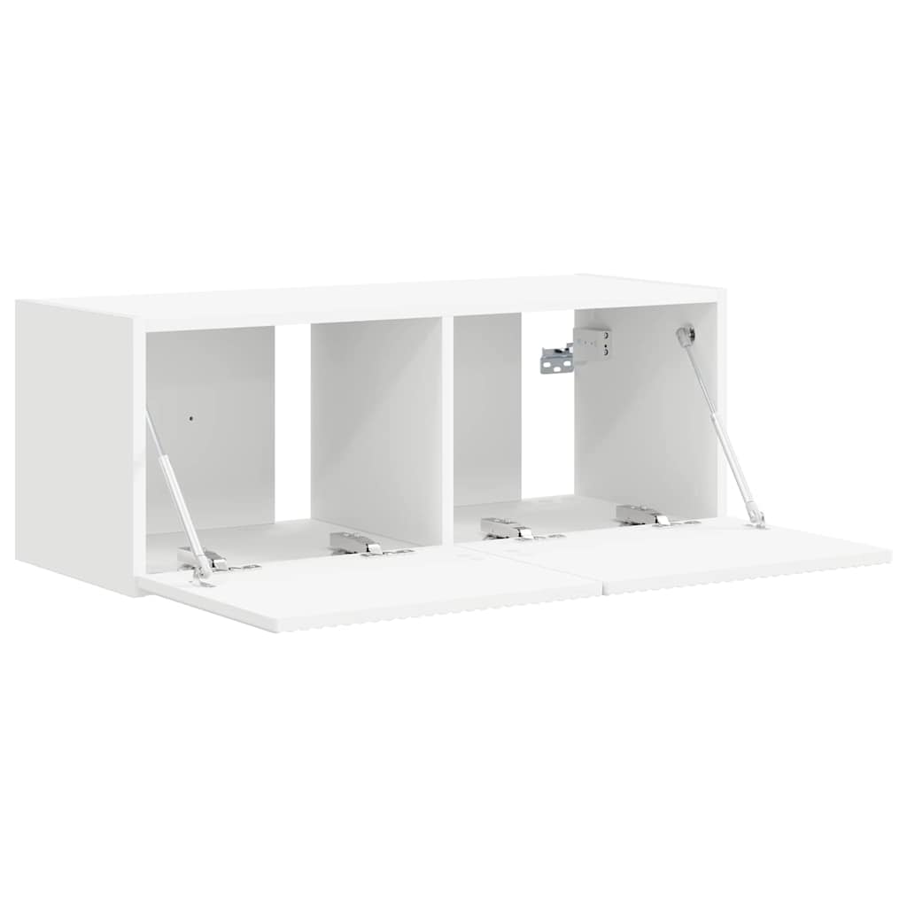 TV-Wandschrank Weiß 78,5 x 31 x 29,5 cm Holzwerkstoff