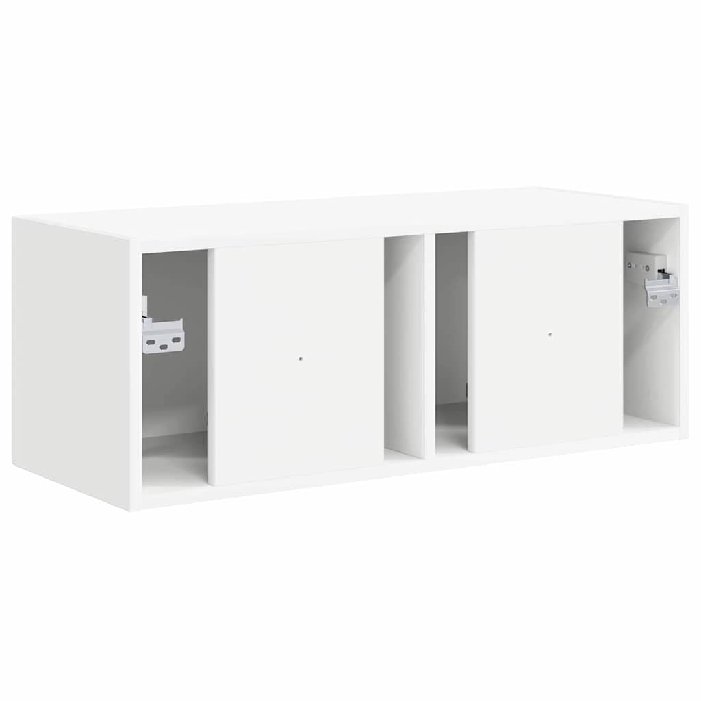TV-Wandschrank Weiß 78,5 x 31 x 29,5 cm Holzwerkstoff