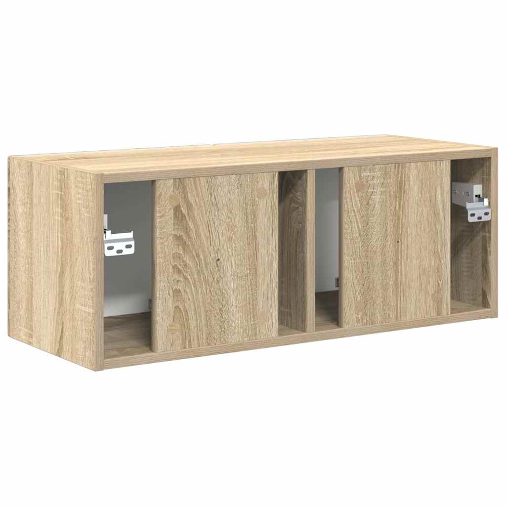 TV-Wandschrank Sonoma 78,5 x 31 x 29,5 cm Holzwerkstoff