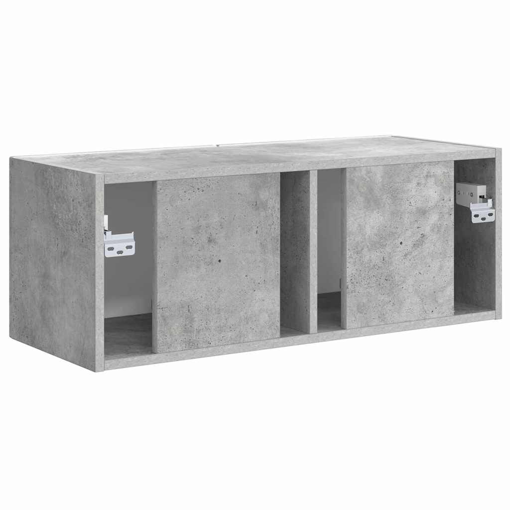 TV-Wandschrank Beton 78,5 x 31 x 29,5 cm Holzwerkstoff