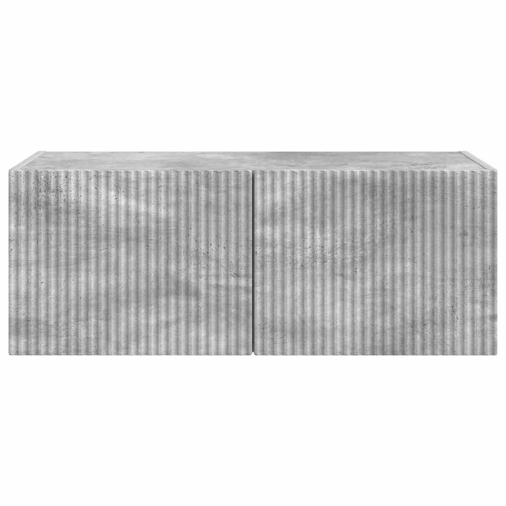 TV-Wandschrank Beton 78,5 x 31 x 29,5 cm Holzwerkstoff