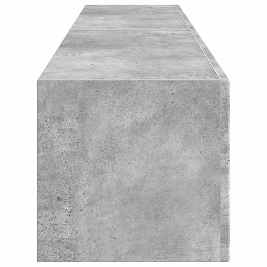 TV-Wandschrank 2 pcs Beton 78,5 x 31 x 29,5 cm Holzwerkstoff
