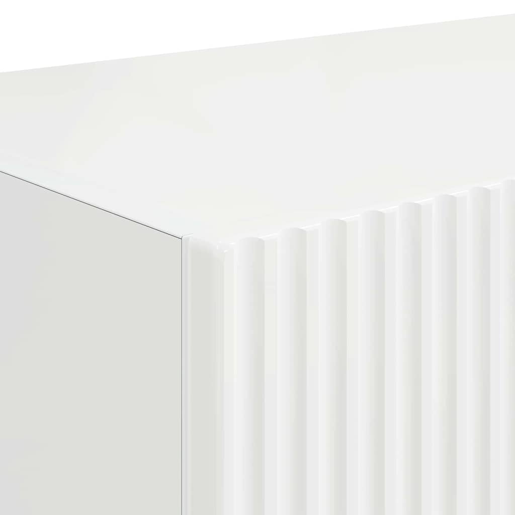 TV-Wandschrank Glänzend Weiß 78,5 x 31 x 29,5 cm Holzwerkstoff