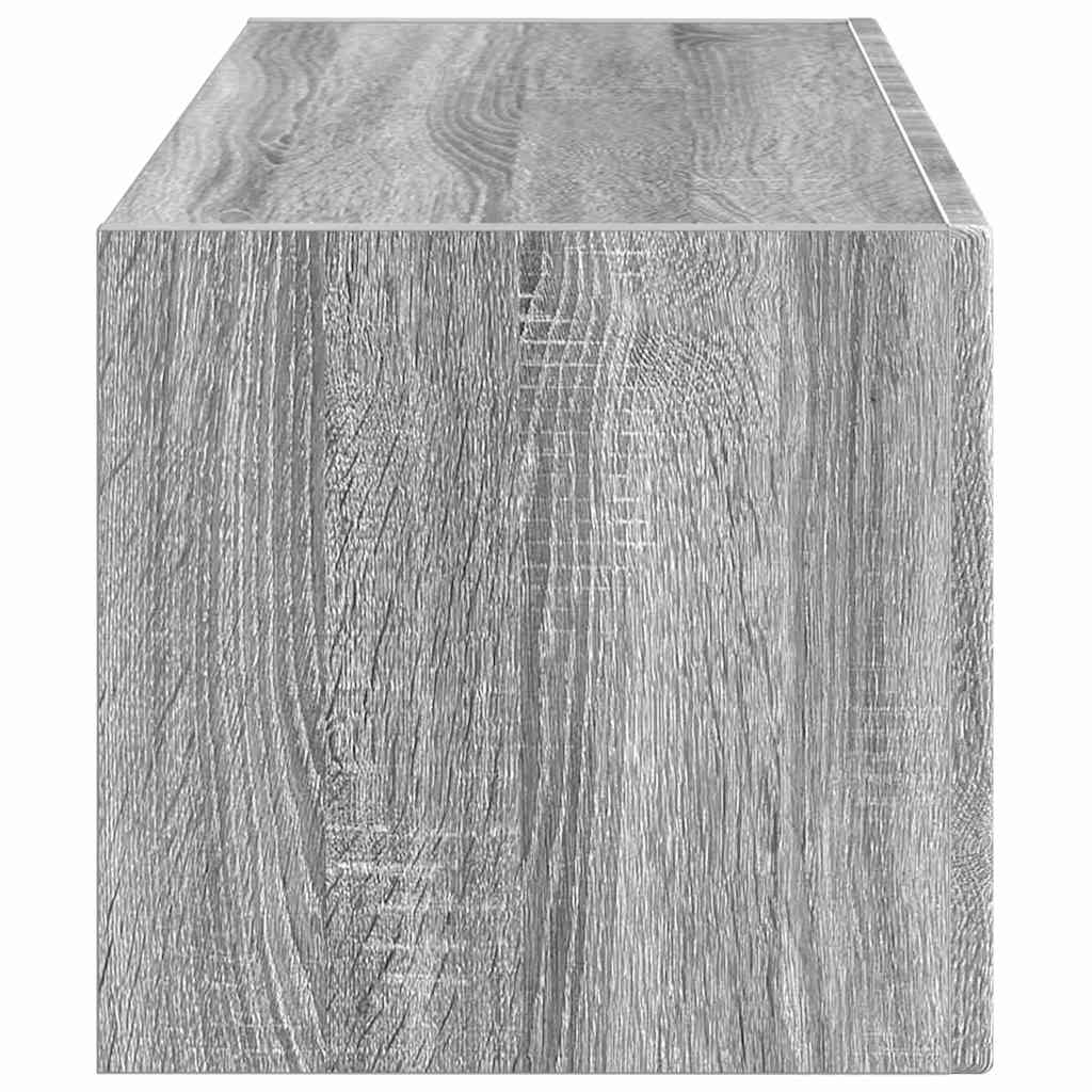 TV-Wandschrank Graues Sonoma 78,5 x 31 x 29,5 cm Holzwerkstoff
