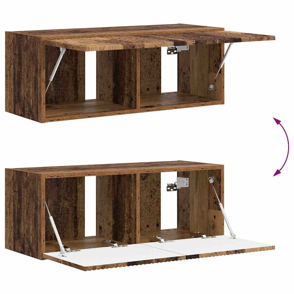 TV-Wandschrank Altholz 78,5 x 31 x 29,5 cm Holzwerkstoff