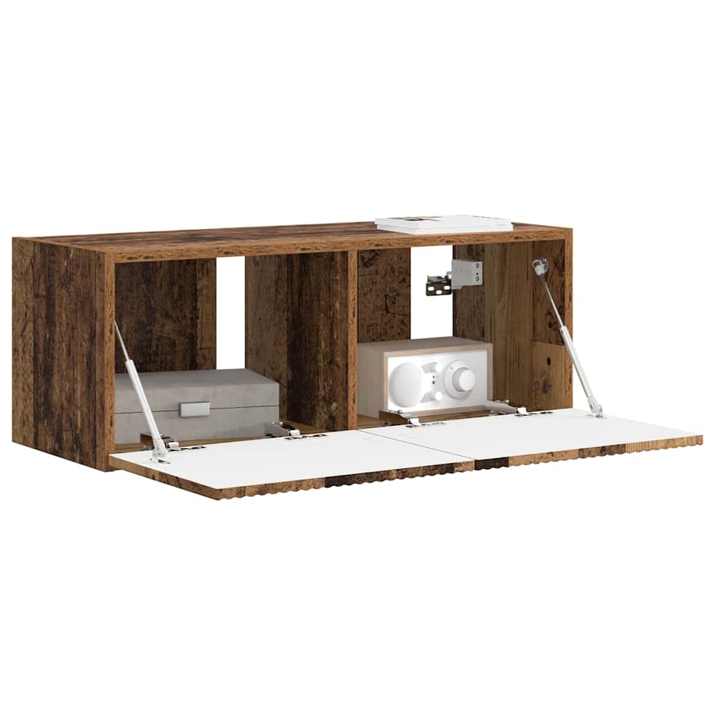TV-Wandschrank Altholz 78,5 x 31 x 29,5 cm Holzwerkstoff