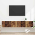 TV-Wandschrank 2 pcs Altholz 78,5 x 31 x 29,5 cm Holzwerkstoff