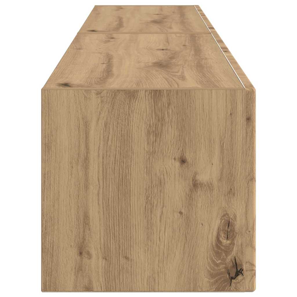 TV-Wandschrank 2 pcs Kunsthandwerk Eiche 78,5 x 31 x 29,5 cm