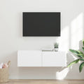 TV-Wandschrank Weiß 98 x 31 x 29,5 cm Holzwerkstoff