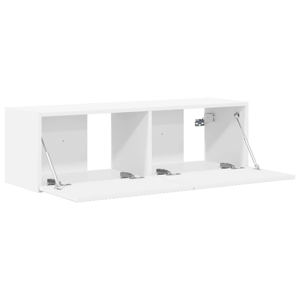 TV-Wandschrank Weiß 98 x 31 x 29,5 cm Holzwerkstoff