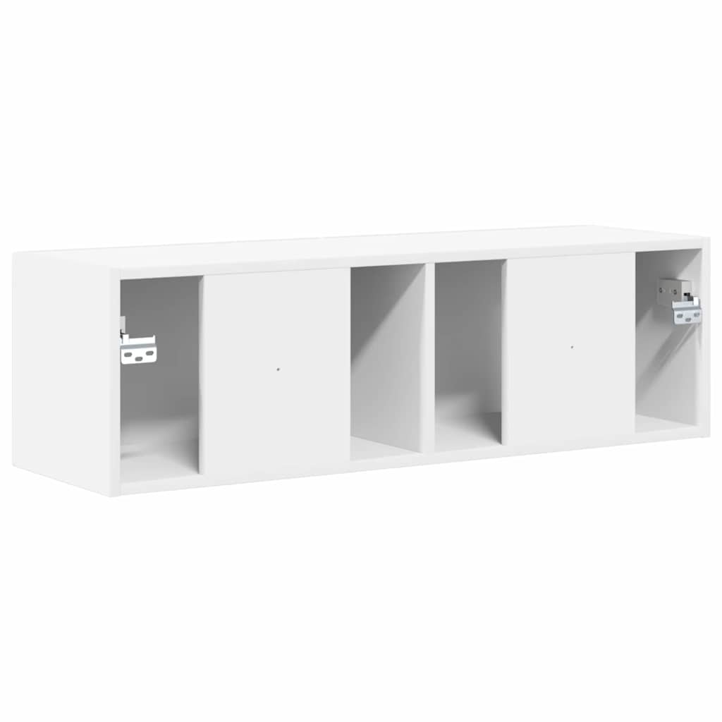 TV-Wandschrank Weiß 98 x 31 x 29,5 cm Holzwerkstoff