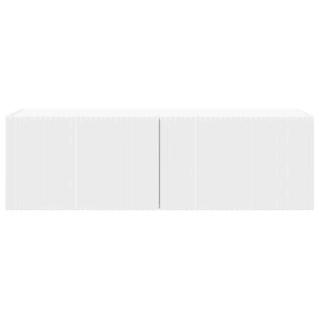 TV-Wandschrank Weiß 98 x 31 x 29,5 cm Holzwerkstoff