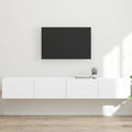 TV-Wandschrank 2 pcs Weiß 98 x 31 x 29,5 cm Holzwerkstoff