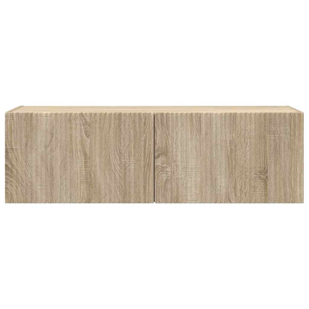 TV-Wandschrank Sonoma 98 x 31 x 29,5 cm Holzwerkstoff