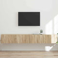 TV-Wandschrank 2 pcs Sonoma 98 x 31 x 29,5 cm Holzwerkstoff