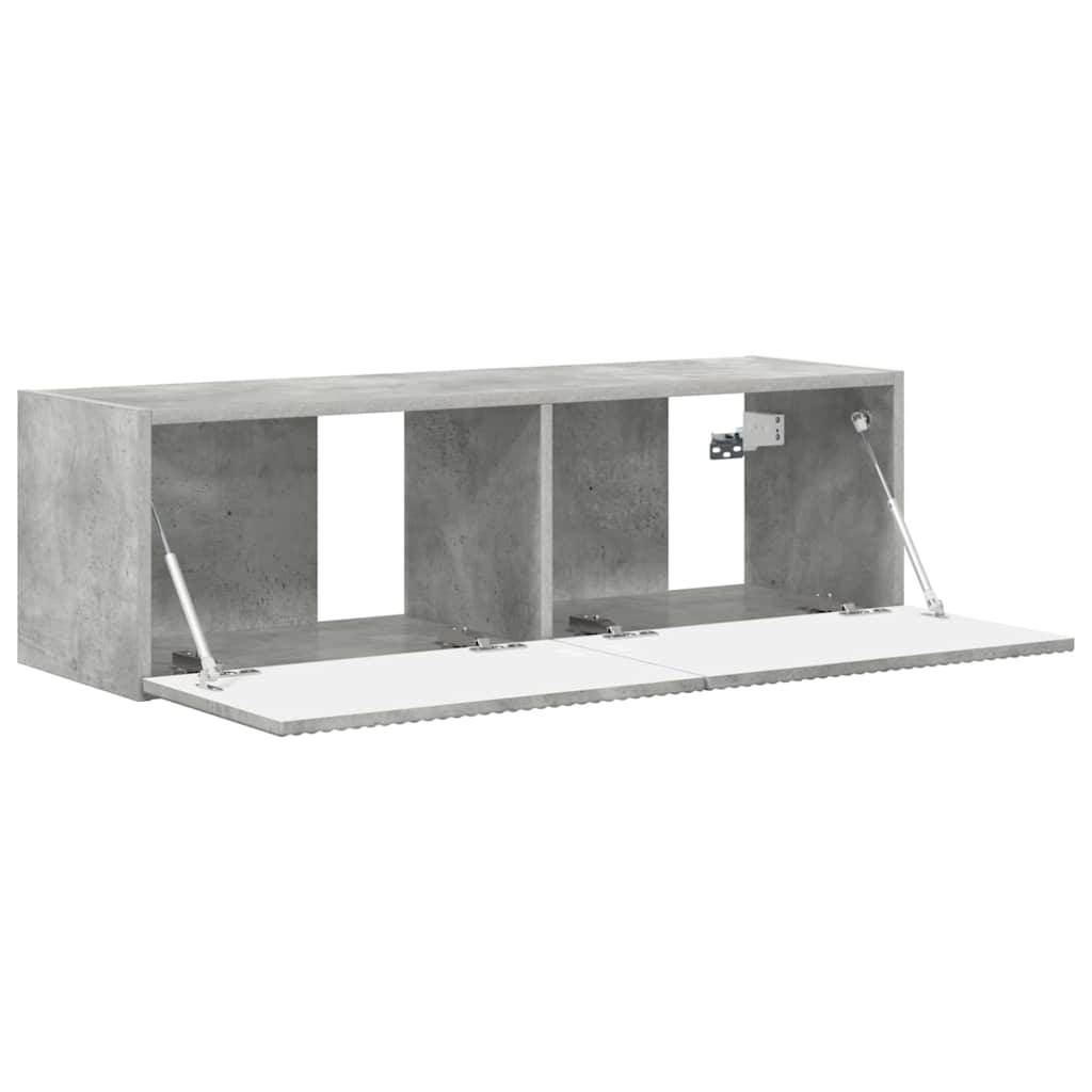 TV-Wandschrank Beton 98 x 31 x 29,5 cm Holzwerkstoff