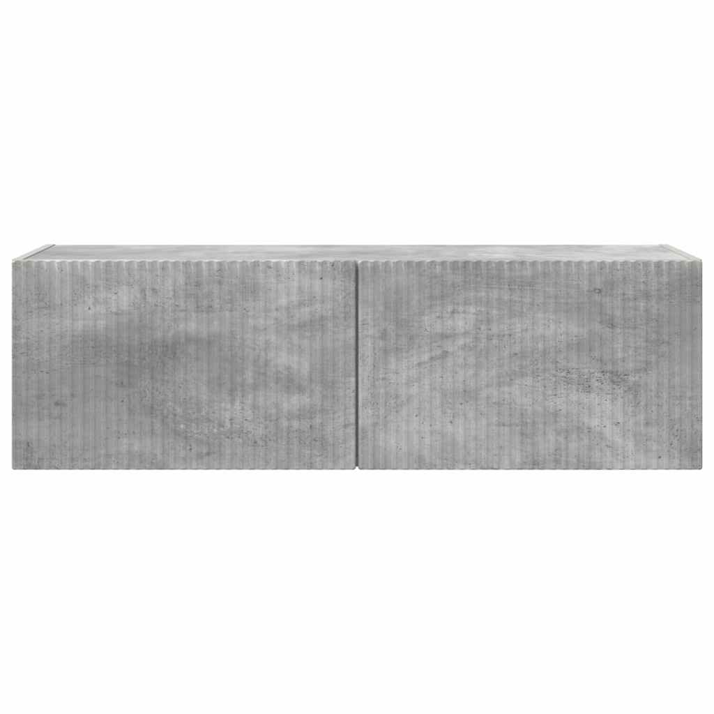 TV-Wandschrank Beton 98 x 31 x 29,5 cm Holzwerkstoff