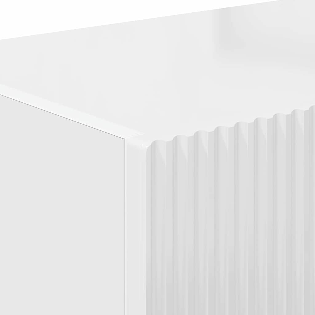 TV-Wandschrank Glänzend Weiß 98 x 31 x 29,5 cm Holzwerkstoff