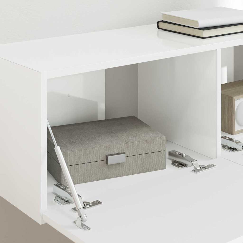 TV-Wandschrank Glänzend Weiß 98 x 31 x 29,5 cm Holzwerkstoff
