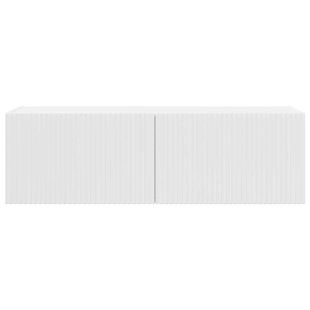 TV-Wandschrank Glänzend Weiß 98 x 31 x 29,5 cm Holzwerkstoff