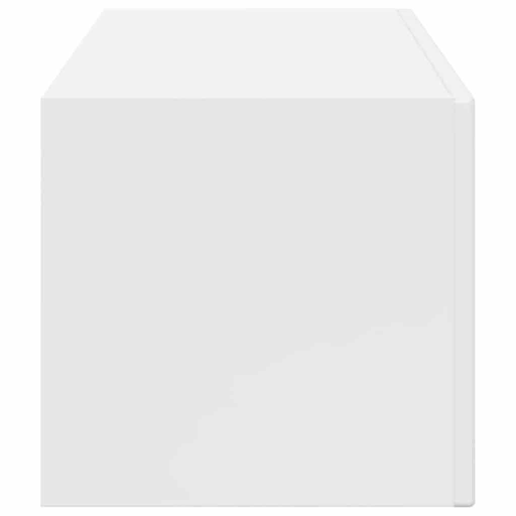 TV-Wandschrank Glänzend Weiß 98 x 31 x 29,5 cm Holzwerkstoff