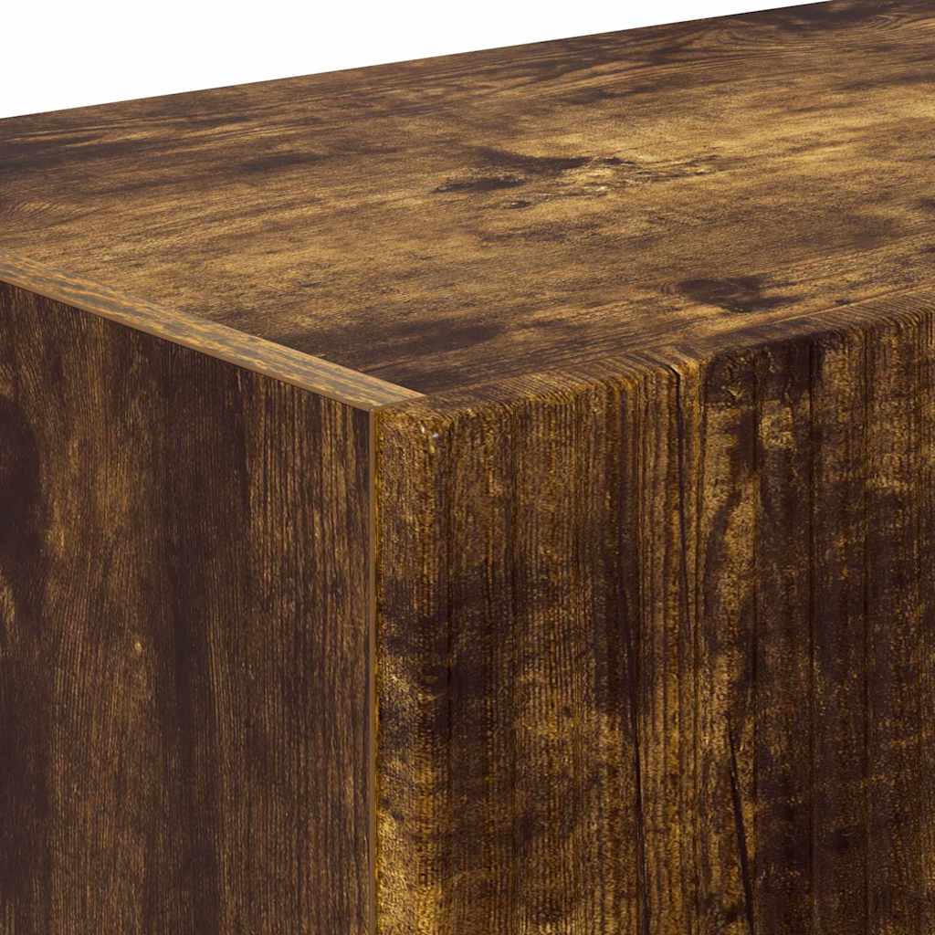 TV-Wandschrank Wandmontiert Geräucherte Eiche 98 x 31 x 29,5 cm
